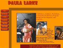 Tablet Screenshot of paulalarke.com